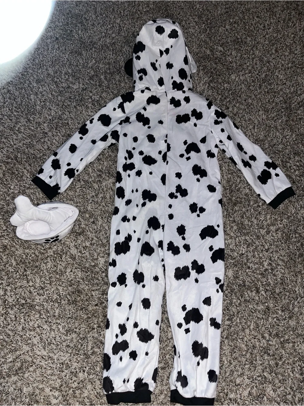 Kids Dalmatian Puppy Costume Jumpsuit with Accessories